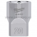 Milwaukee 1/2" Dugókulcsbetét rövid, 20 mm