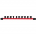 Milwaukee 3/8" Dugókulcsok hosszú, SAE, tartósínen 10 db
