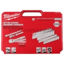 Milwaukee 1/4" racsnis dugókulcs készlet, metrikus és colos méret (50 részes)