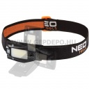 Neo fejlámpa tölthető USB 180 LUMEN COB LED