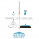 GARDENA cs-ergoline alu nyél, 130 cm egyenes