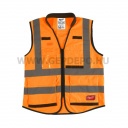 Milwaukee PREMIUM láthatósági mellény, narancssárga - S/M