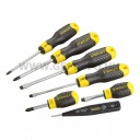Stanley CushionGrip csavarhúzó készlet fáziskeresővel - 6 részes