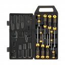 Stanley CushionGrip csavarhúzó készlet - 10 részes (SL, PZ), ládában