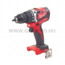 Milwaukee M18 CBLDD-0X akkus kompakt szénkefe nélküli fúrócsavarozó géptest kofferben