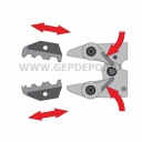 Yato gyorscserés racsnis krimpelő fogó készlet - 6 részes (RG6, RG58, RG59, RG62)
