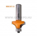 CMT szimplavállas rádiuszmaró DERLIN csapággyal R: 2 mm, D: 16,7 mm, L: 52,5 mm, S: 8 mm
