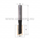 CMT cserelapkás egyenes maró D: 12 mm, L: 103 mm, S: 12 mm