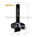 CMT cserélhető pengés felsőmaró Z3 D: 38 mm, L: 60 mm, S: 12 mm