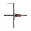 Milwaukee állítható körfűrész készlet + körfűrész befogó adapter + körfűrész 68 mm