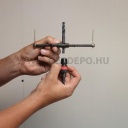 Milwaukee állítható körfűrész készlet + körfűrész befogó adapter + körfűrész 68 mm