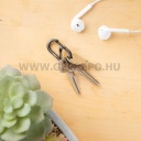 Nite Ize G-Series dupla kamrás karabiner #1, fekete - 2 db