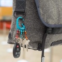 Nite Ize Bigfoot Locker Keyrack kulcstartó karabiner, alumínium/színes