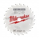 Milwaukee GEN II körfűrészlap kézi körfűrészhez 165mm f:20 Z24