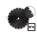Abraboro aszfaltvágó gyémánttárcsa No.6 f:25,4, 400 mm