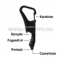 Nite Ize DoohicKey ClipKey kulcstartó szerszám, fekete