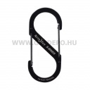 Nite Ize S-Biner acél dupla karabiner, #4, fekete