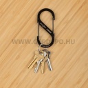Nite Ize S-Biner acél dupla karabiner, #4, fekete