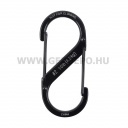 Nite Ize S-Biner acél dupla karabiner, #2, fekete