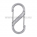 Nite Ize S-Biner acél dupla karabiner, #2, acél