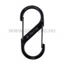 Nite Ize S-Biner acél dupla karabiner, #3, fekete