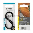 Nite Ize S-Biner acél dupla karabiner, #3, fekete
