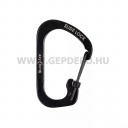 Nite Ize Slidelock rozsdamentes acél karabiner, #2, fekete