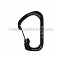 Nite Ize Slidelock rozsdamentes acél karabiner, #3, fekete