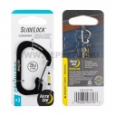 Nite Ize Slidelock rozsdamentes acél karabiner, #3, fekete