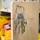 Nite Ize KeyRing acél kulcskarika - 6 db S Biner karabinerrel