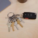 Nite Ize KeyRing acél kulcskarika - 6 db S Biner karabinerrel
