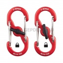 Nite Ize KeyRing acél kulcskarika - 5 db színes alumínium S-Biner karabinerrel