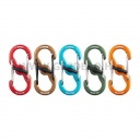 Nite Ize S-Biner MicroLock alumínium karabiner csomag - 5 db, vegyes színű