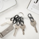 Nite Ize S-Biner MicroLock acél karabiner csomag - 5 db, fekete