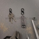 Nite Ize S-Biner MicroLock acél karabiner csomag - 5 db, fekete