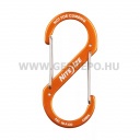 Nite Ize S-Biner alumínium karabiner, #4, narancssárga