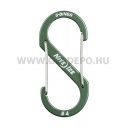 Nite Ize S-Biner alumínium karabiner, #4, olajzöld