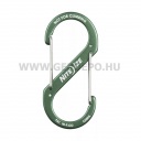 Nite Ize S-Biner alumínium karabiner, #4, olajzöld