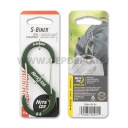 Nite Ize S-Biner alumínium karabiner, #4, olajzöld