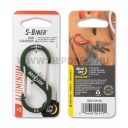 Nite Ize S-Biner alumínium karabiner, #3, olajzöld