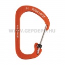 Nite Ize SlideLock reteszelhető alumínium karabiner #4, narancssárga