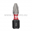 Milwaukee Shockwave Impact Duty pozidriv bit PZ2x25 mm - 25 db