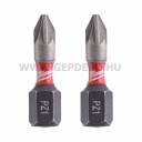 Milwaukee Shockwave Impact Duty pozidriv bit PZ1x25 mm - 2 db