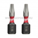 Milwaukee Shockwave Impact Duty torx bit T15x25 mm - 2 db