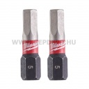 Milwaukee Shockwave Impact Duty imbusz bit HEX5x25 mm - 2 db