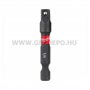 Milwaukee Shockwave Impact Duty 1/4" HEX -1/4" SQ dugókulcs adapter 50 mm