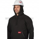 Milwaukee WHB kapucnis pulóver, fekete - XL