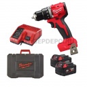 Milwaukee BLDDRC-502C M18 kompakt fúró-csavarbehajtó