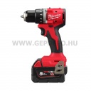 Milwaukee BLDDRC-502C M18 kompakt fúró-csavarbehajtó