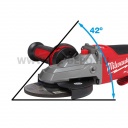 Milwaukee FSAGF125XPDB-0X M18 FUEL 125 mm laposfejű sarokcsiszoló géptest kofferben